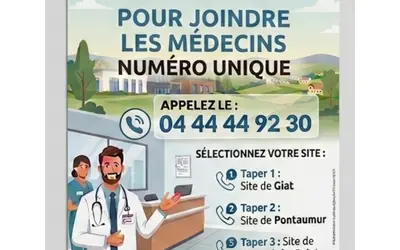Num&eacute;ro unique P&ocirc;le Sant&eacute; Haute Combraille